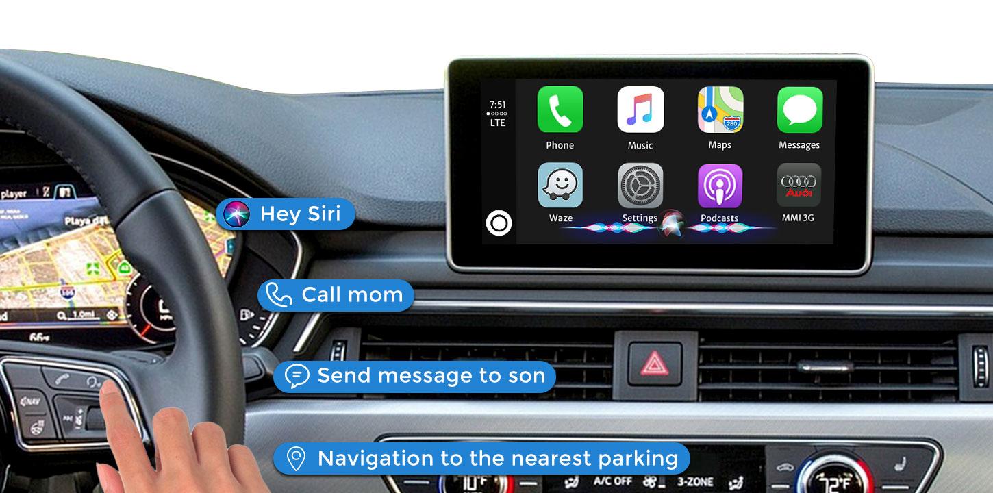 wireless carplay interface for audi